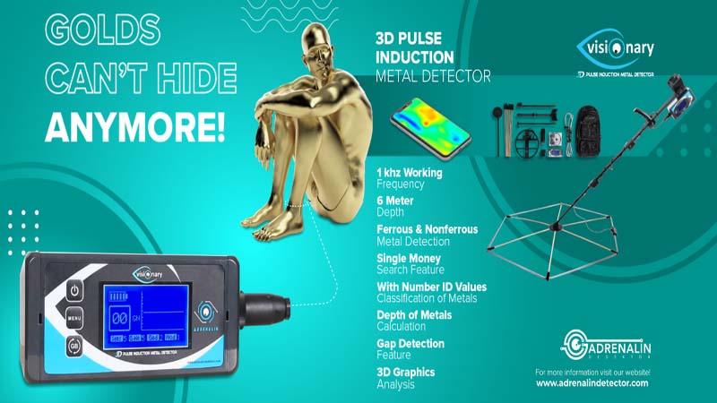 土耳其阿德納蘭“未來者”脈沖地下金屬探測器,3D脈沖成像探測儀戶外實測靈敏度開準穩